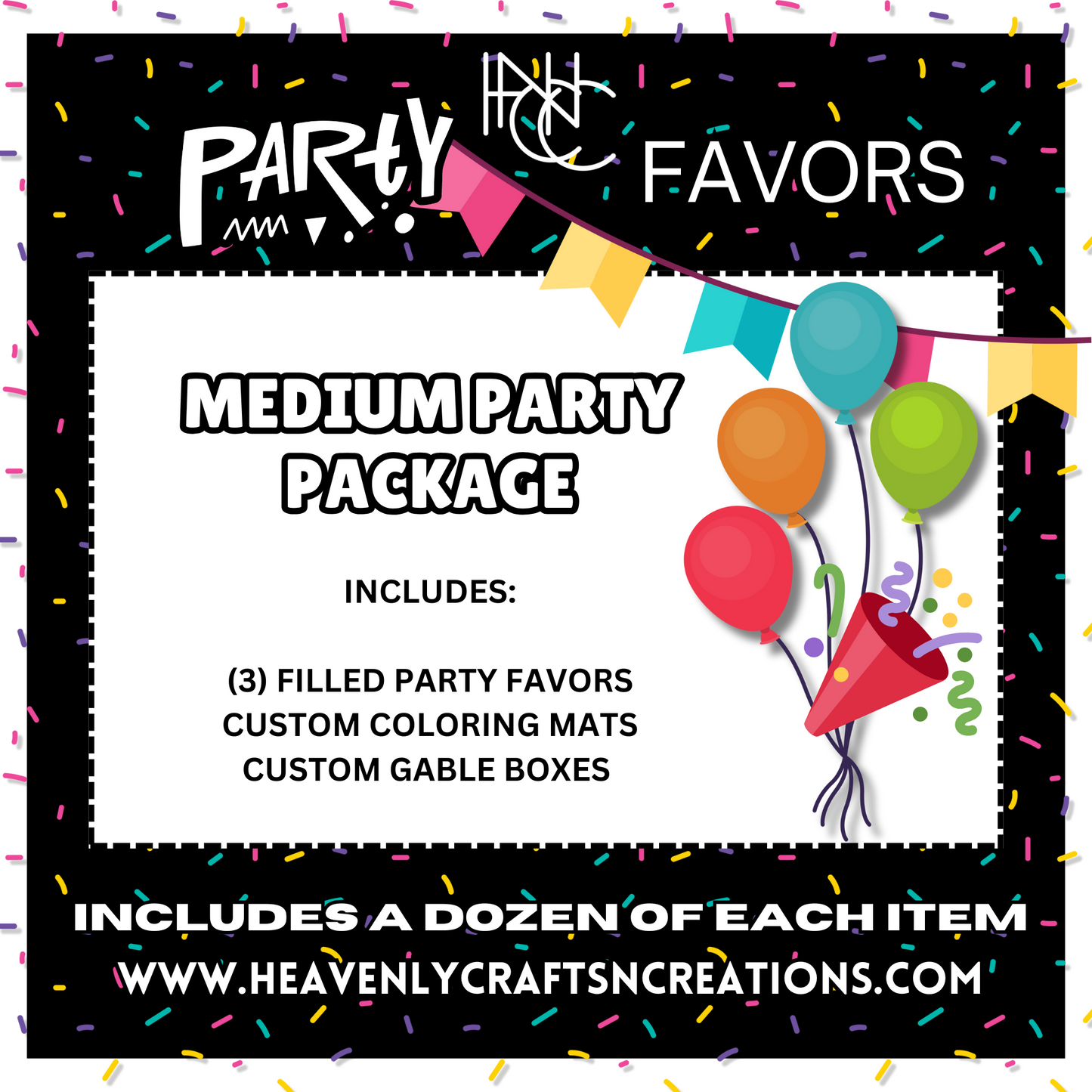 Medium Party Favor Package