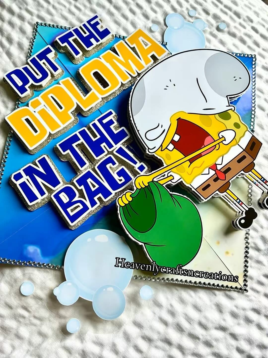 “Put the Dimploma in the bag” SpongeBob cap topper