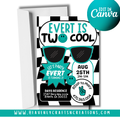 Two Cool Party Invitation Template
